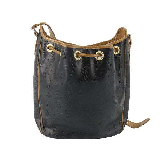 Black Leather Shoulder Bag