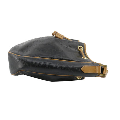 Black Leather Shoulder Bag