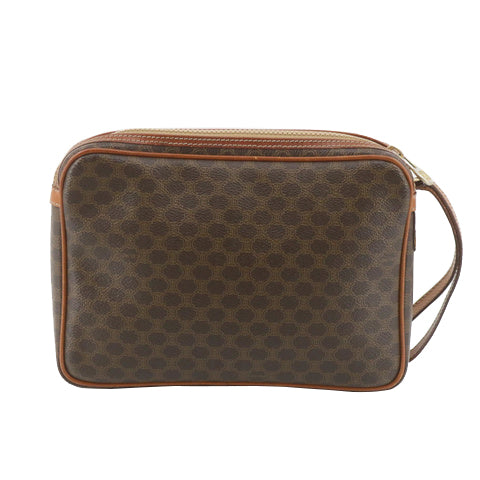 Brown Macadam Clutch Bag