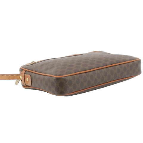 Brown Macadam Clutch Bag