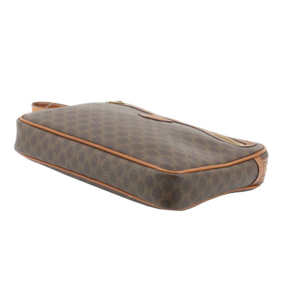 Brown Macadam Clutch Bag