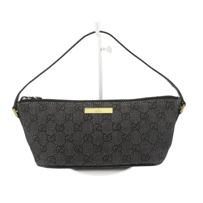 Gray GG Canvas Pouch