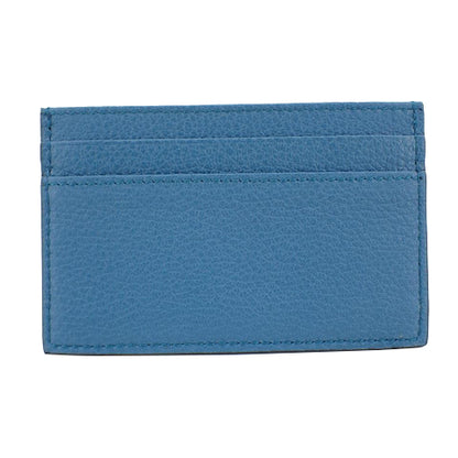 Blue Leather Card Case