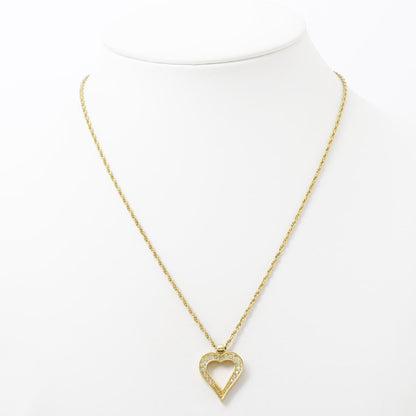 Rhinestone Gold Necklace