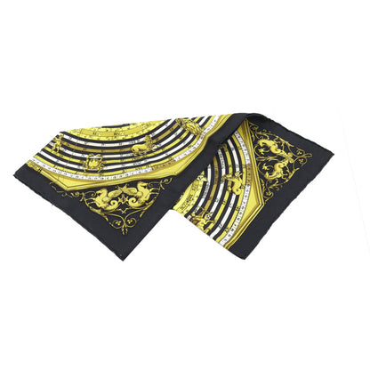 Black Silk Scarf