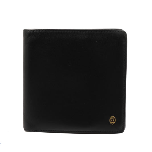 Black Borudaux Bi-Fold Wallet