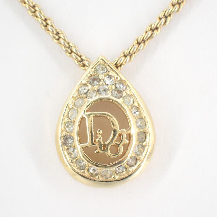 Gold Rhinestone Necklace