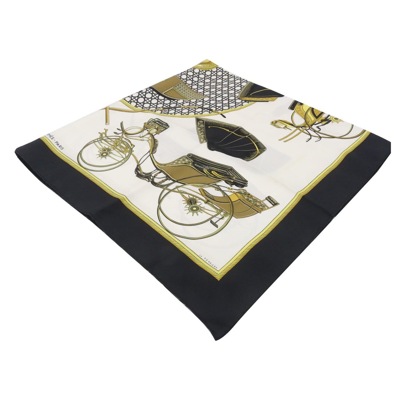 Black Silk Scarf