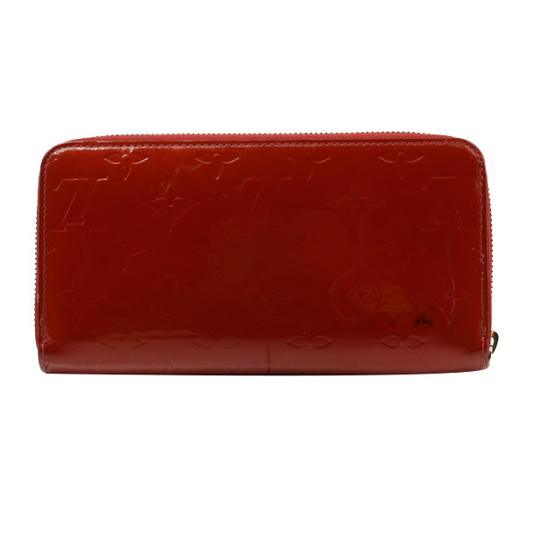 Vernis Red Zippy Wallet