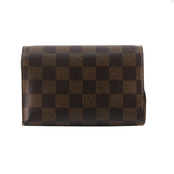 Damier Ebene Tri-Fold Wallet