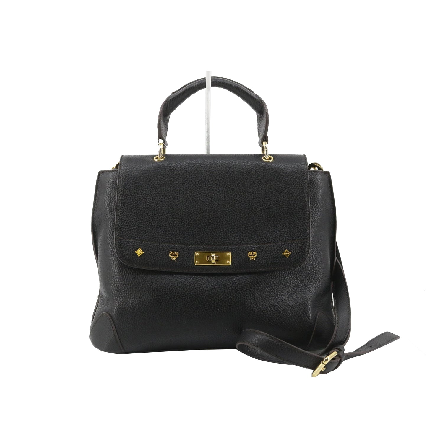 Black Leather Tote Bag