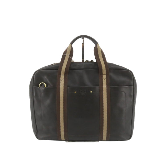 Black Leather Tote Bag