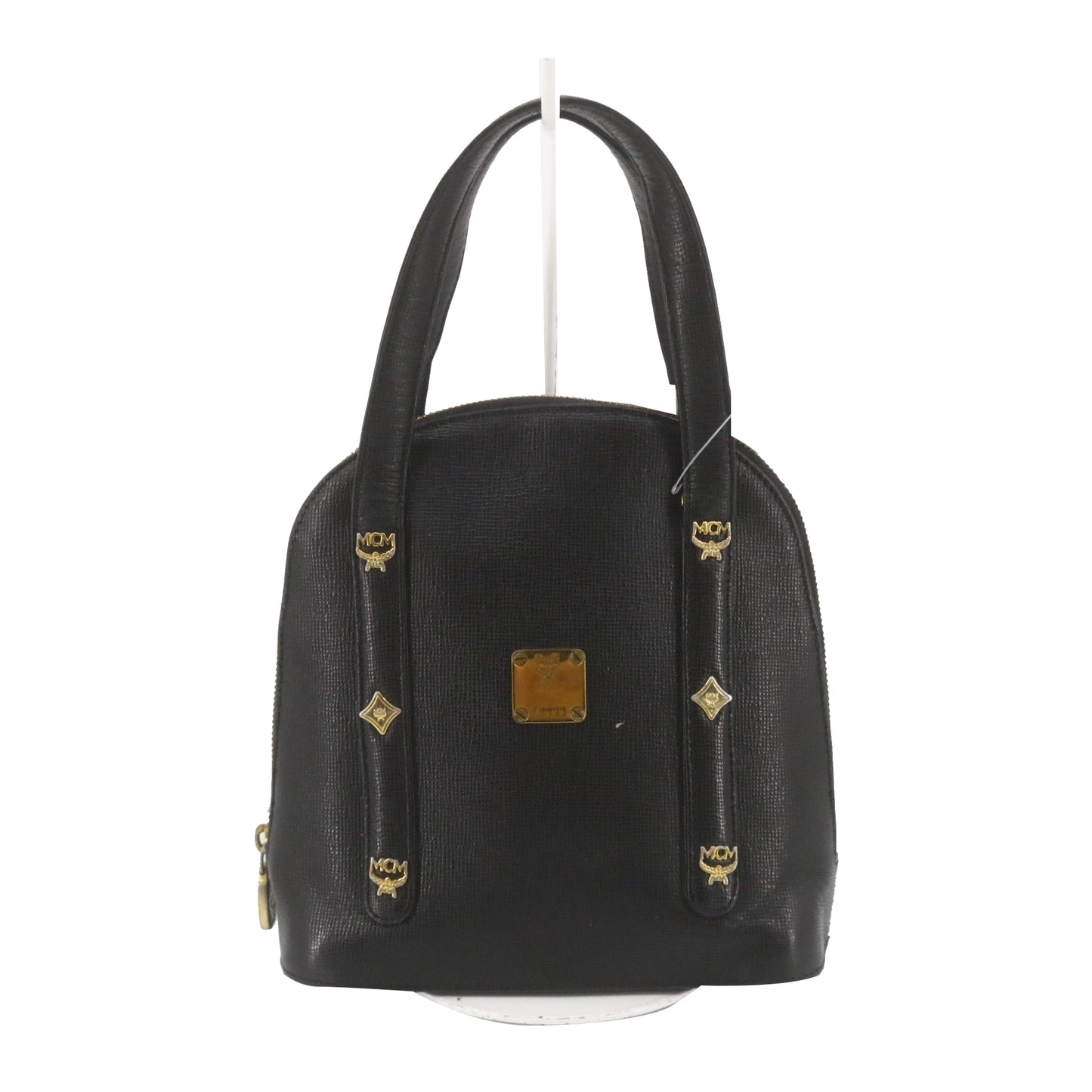 Black Leather Tote Bag