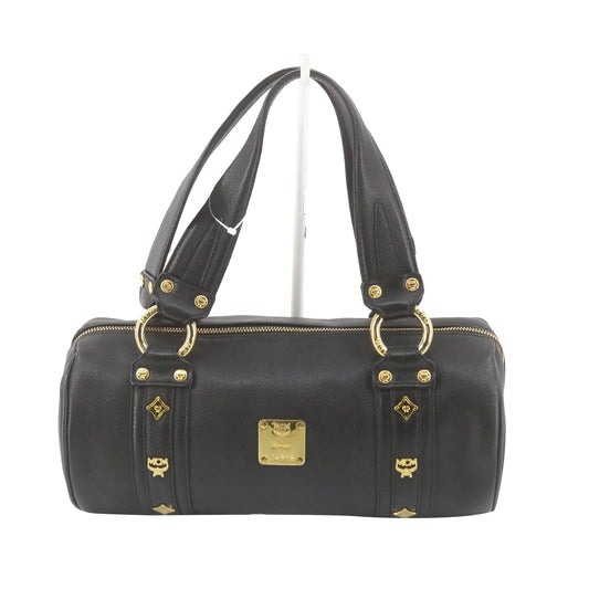 Black Leather Tote Bag