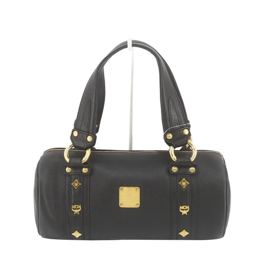 Black Leather Tote Bag