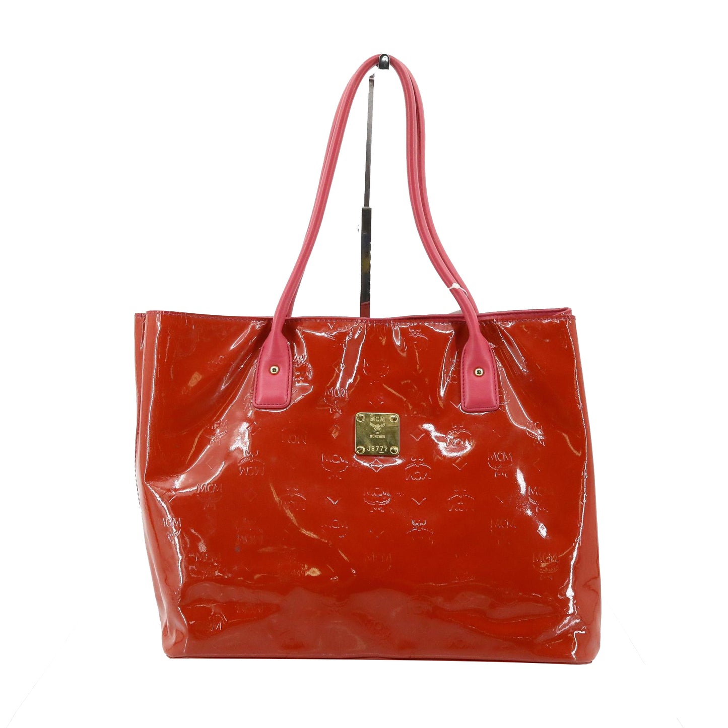 Red Leather Shoulder Bag