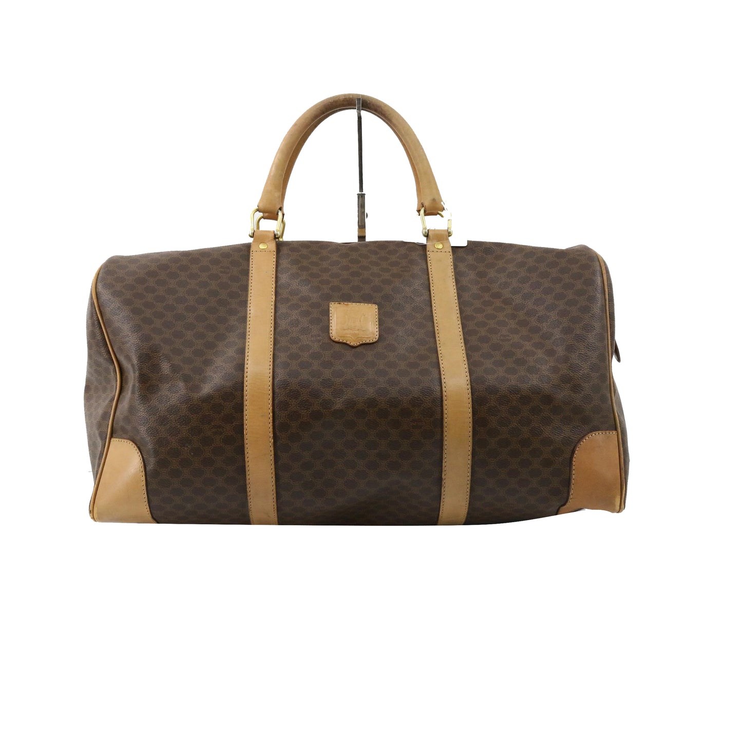 Brown Macadam Boston Bag