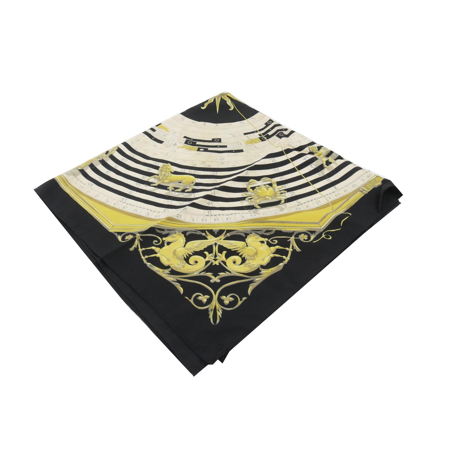 Black Silk Scarf