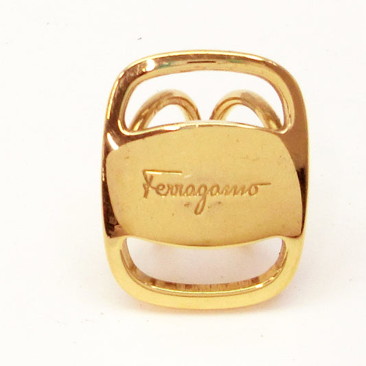 Gold Scarf Ring