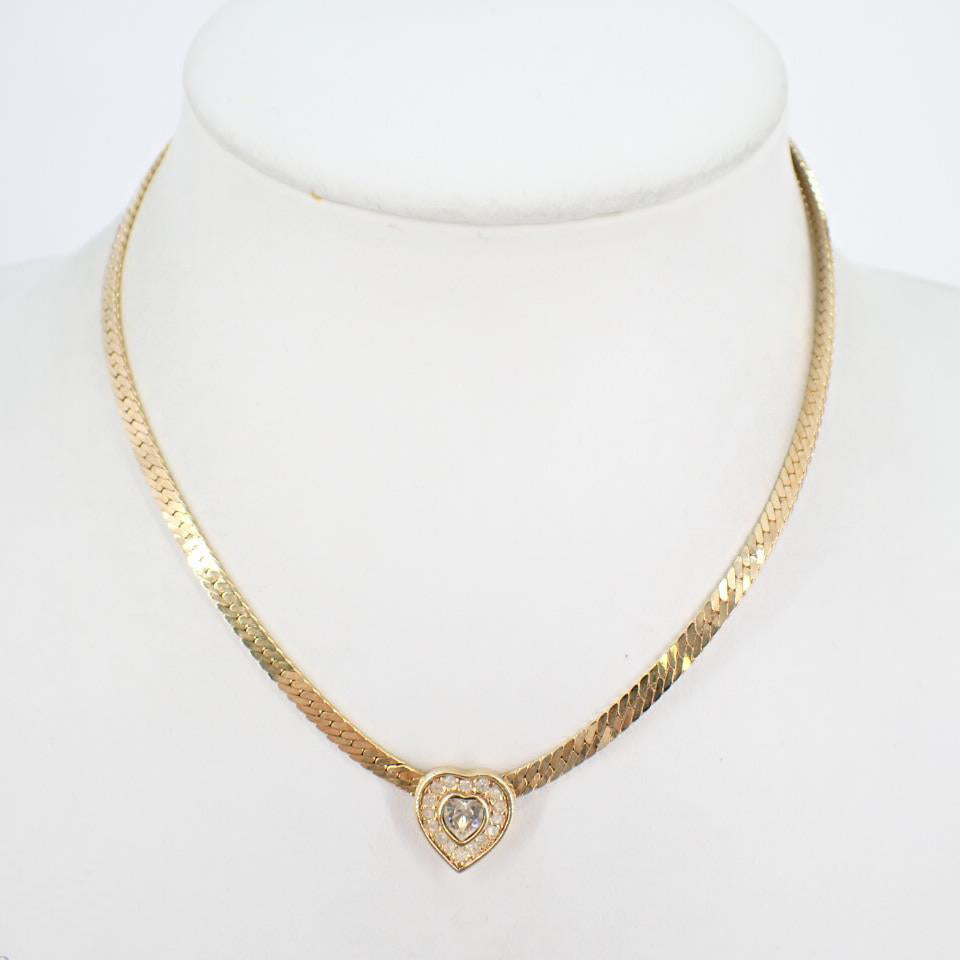 Gold Rhinestone Necklace