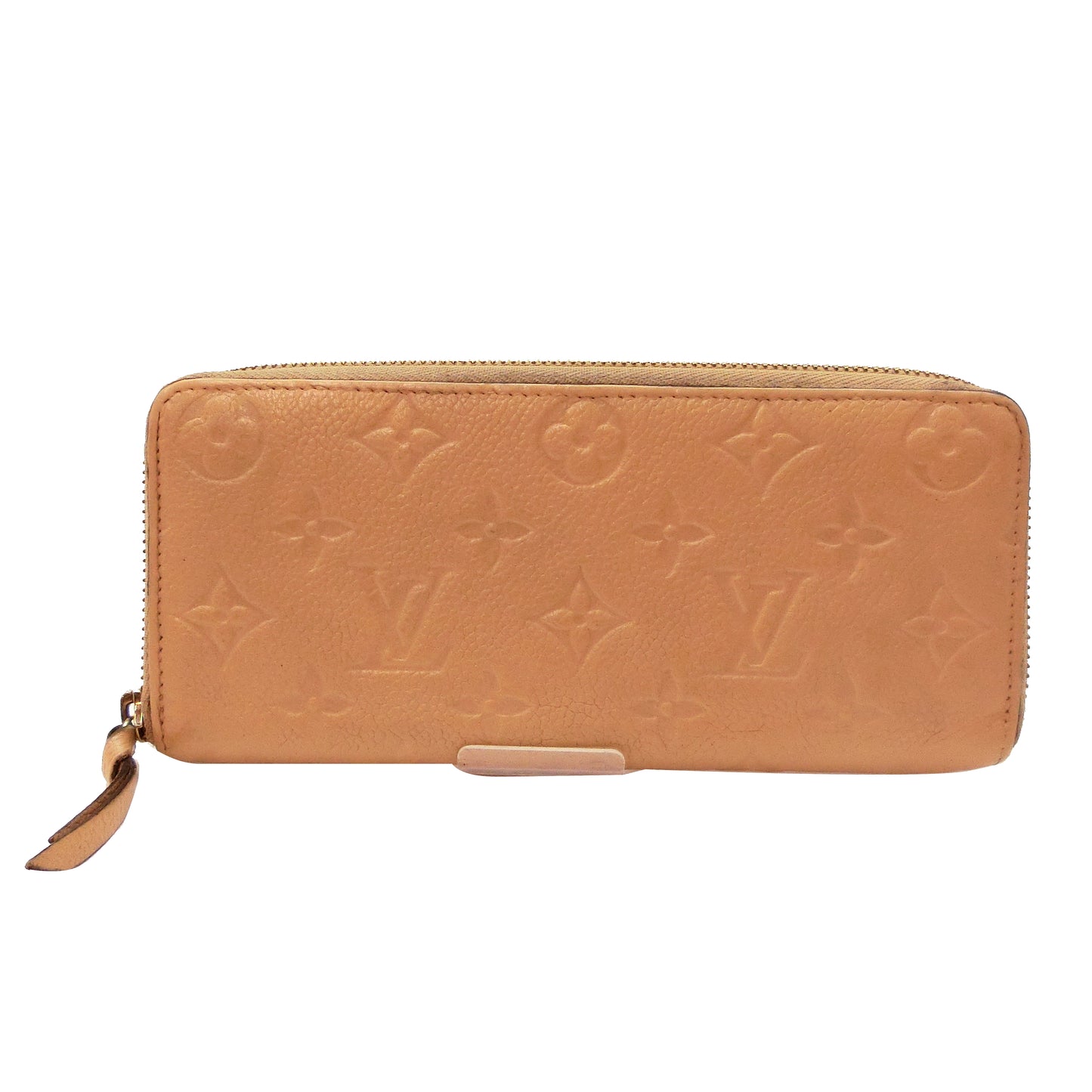 Clemence Yellow Zippy Wallet