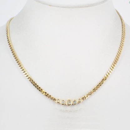 Gold Rhinestone Necklace