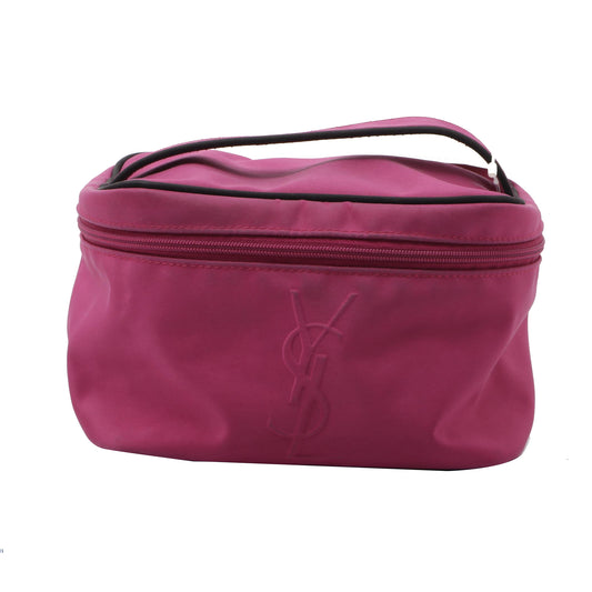 Pink Nylen Cosmetic Pouch