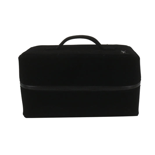 Black Nylon Cosmetic Bag