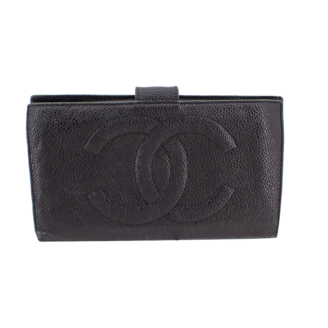 Black Caviar Long Wallet