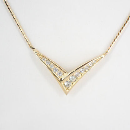 Gold Rhinestone Necklace