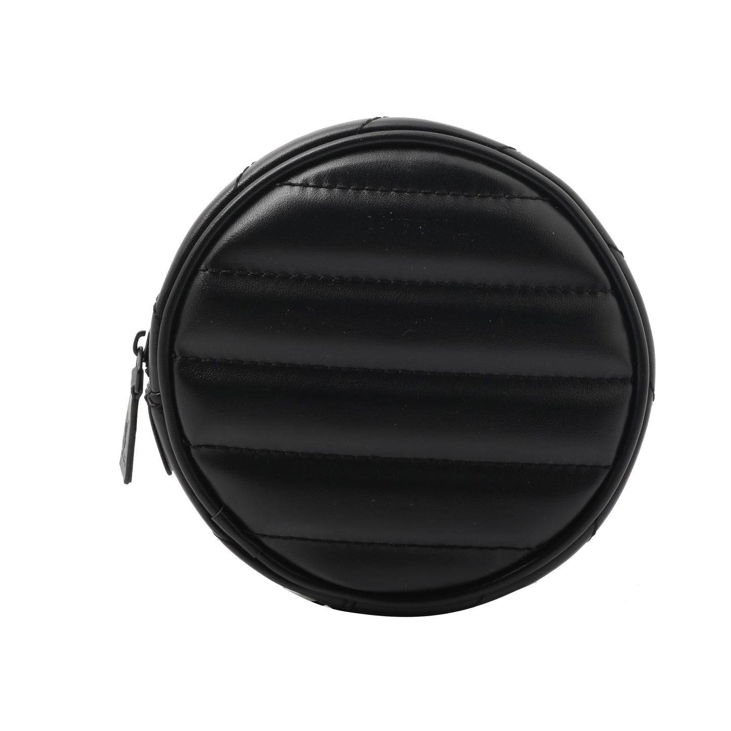 Black Leather Cosmetic Pouch