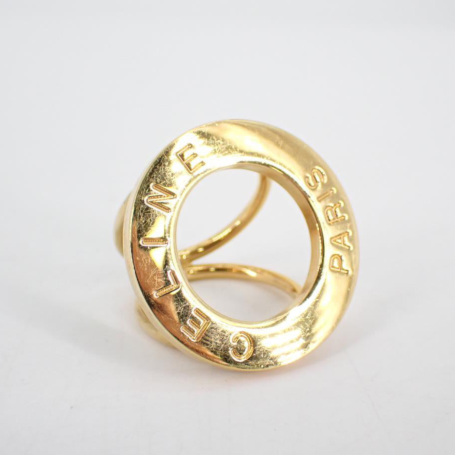 Gold Scarf Ring