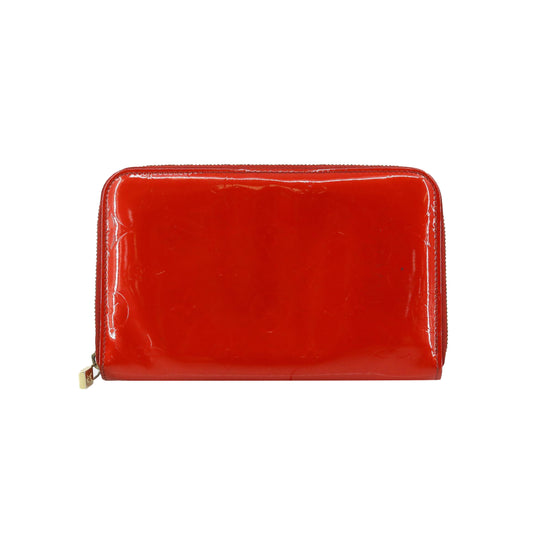 Vernis Red Zippy Wallet