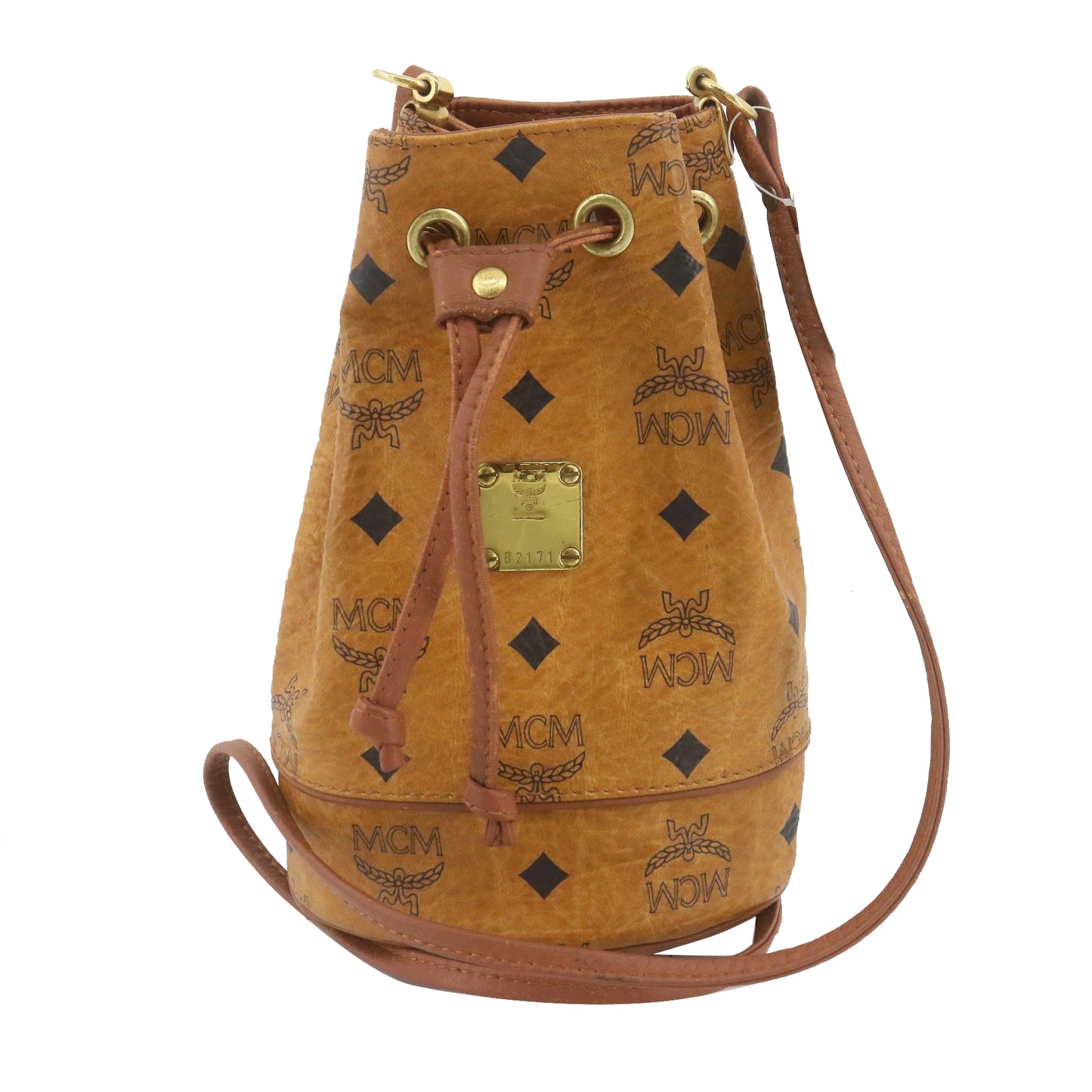 Brown Visetos Shoulder Bag