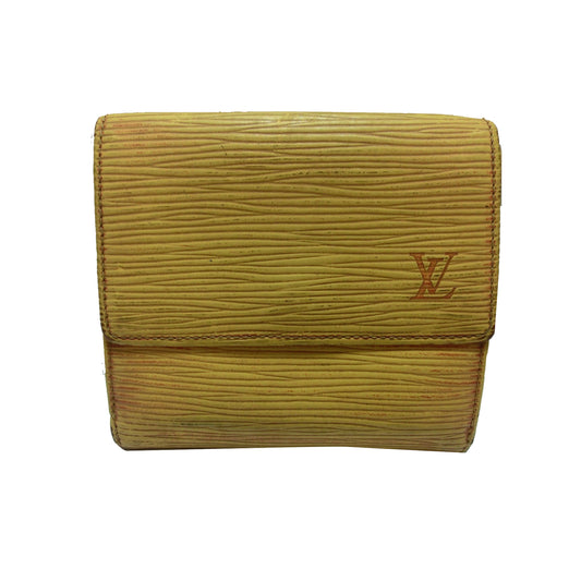 Epi Yellow Tri-Fold Wallet