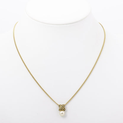 Gold Pearl Necklace