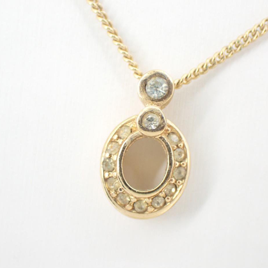 Gold Rhinestone Necklace