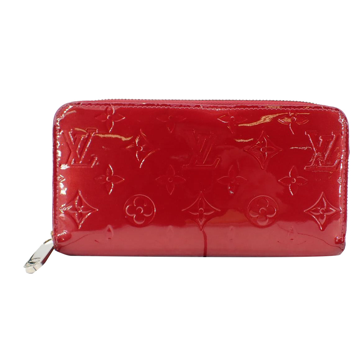 Vernis Red Zippy Wallet