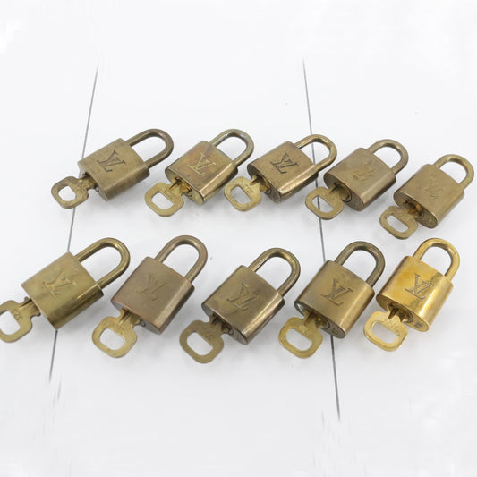 padlock and Key Set of 10