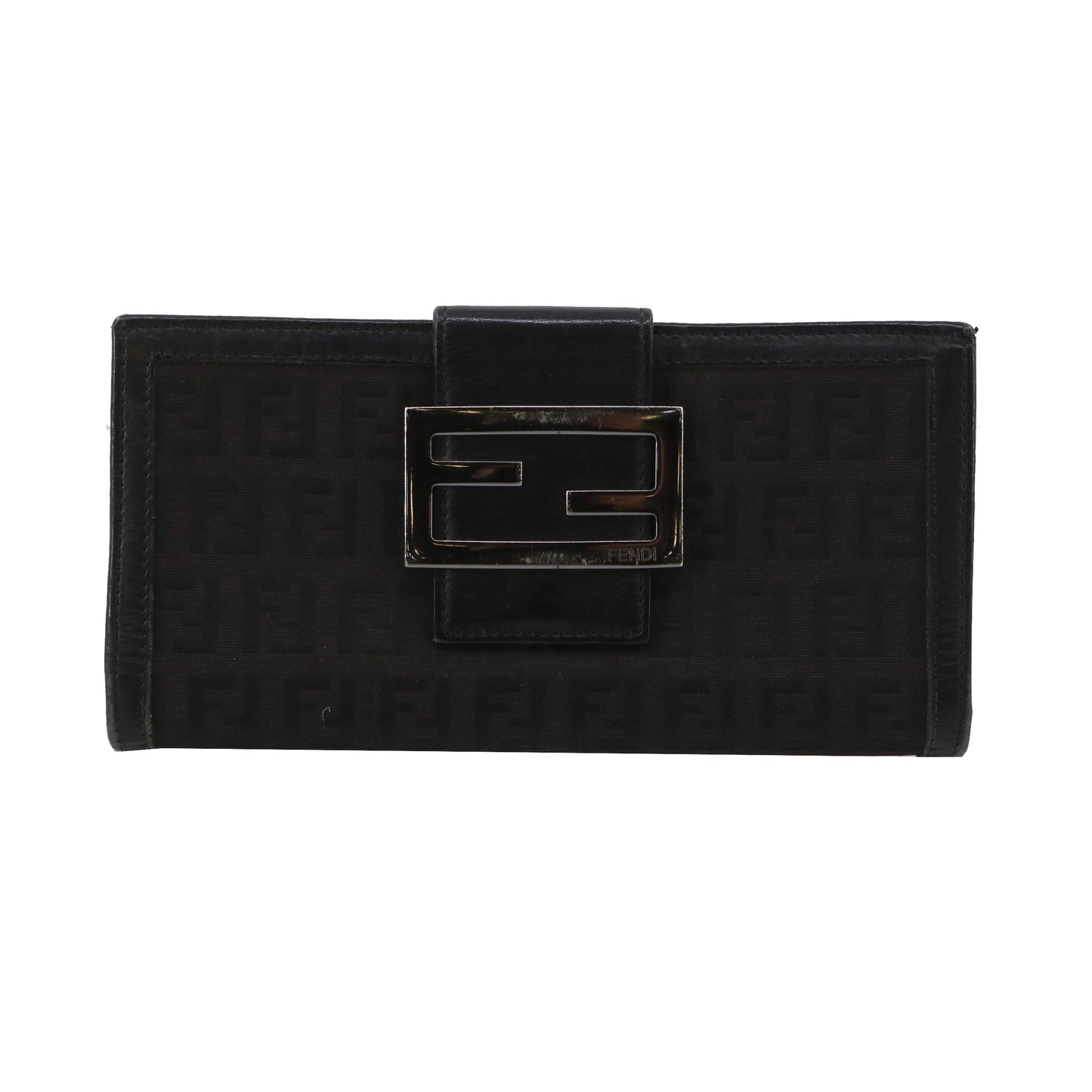 Black Zucca Long Wallet