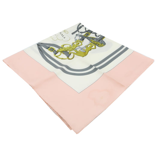 Pink Silk Scarf