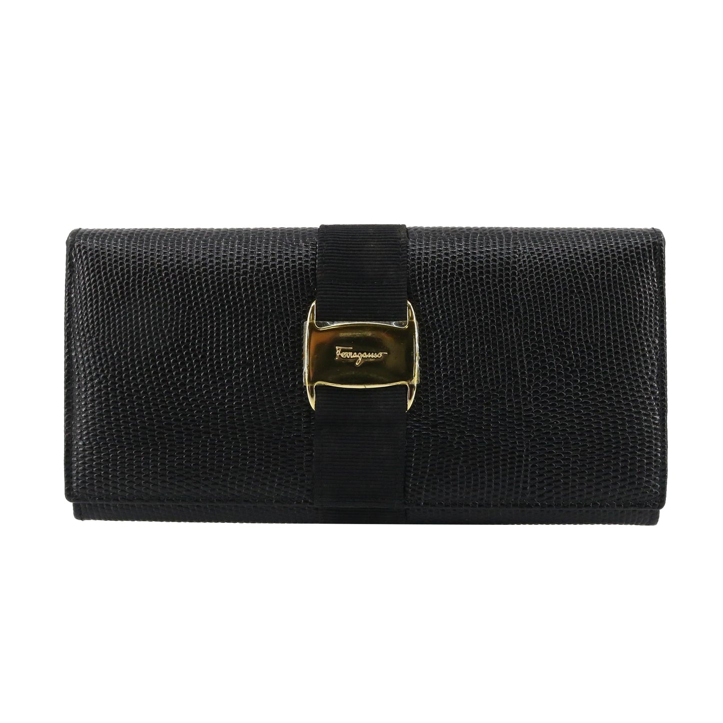 Black Vara Long Wallet