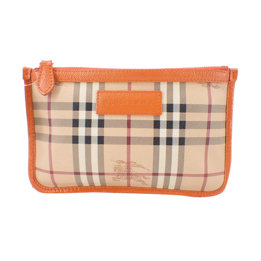 Brown Haymerket Check Clutch Bag