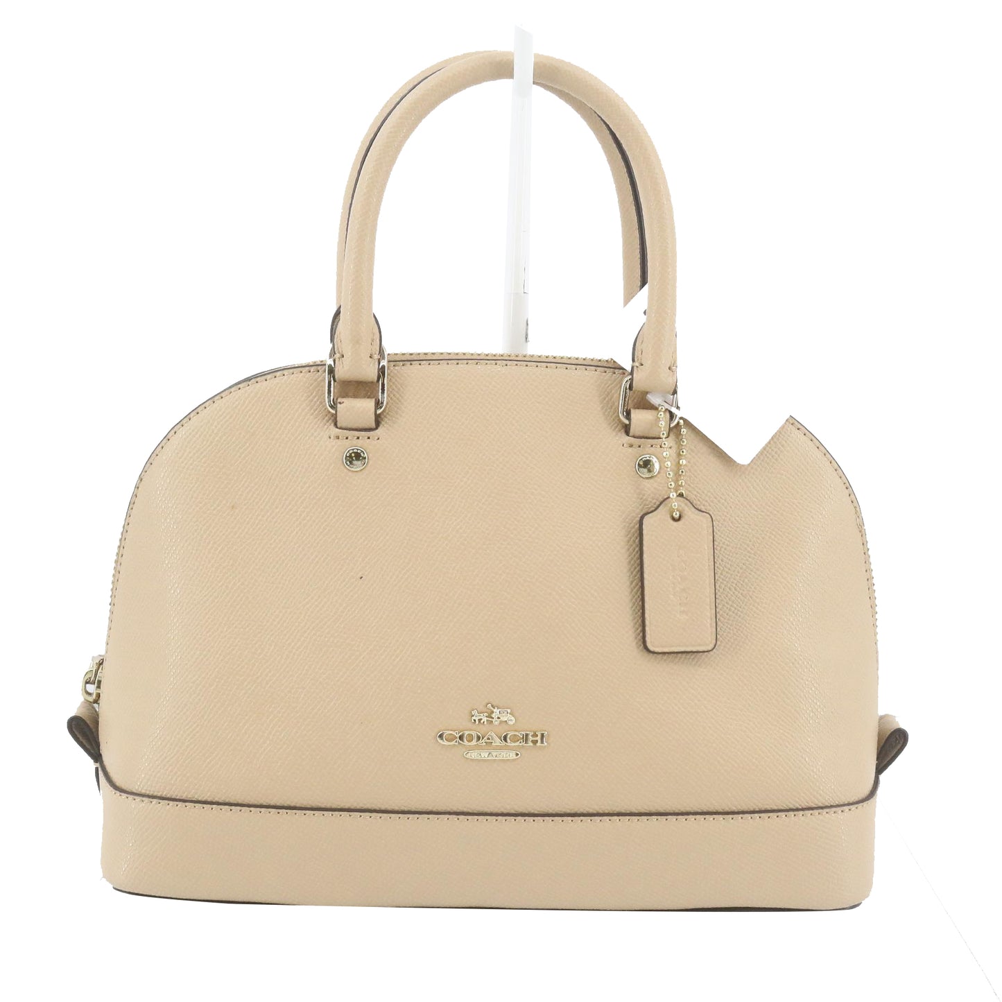 Ivory Leather Handbag