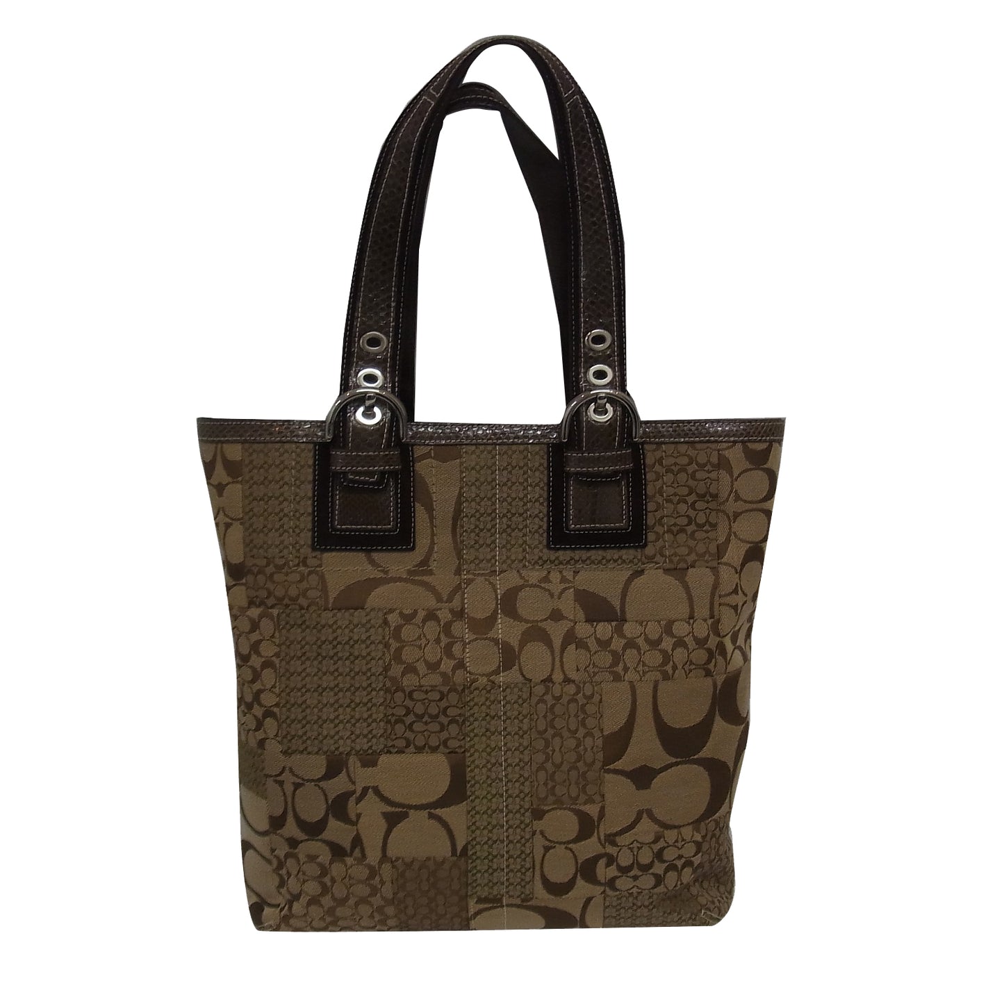 Brown Signature Tote Bag