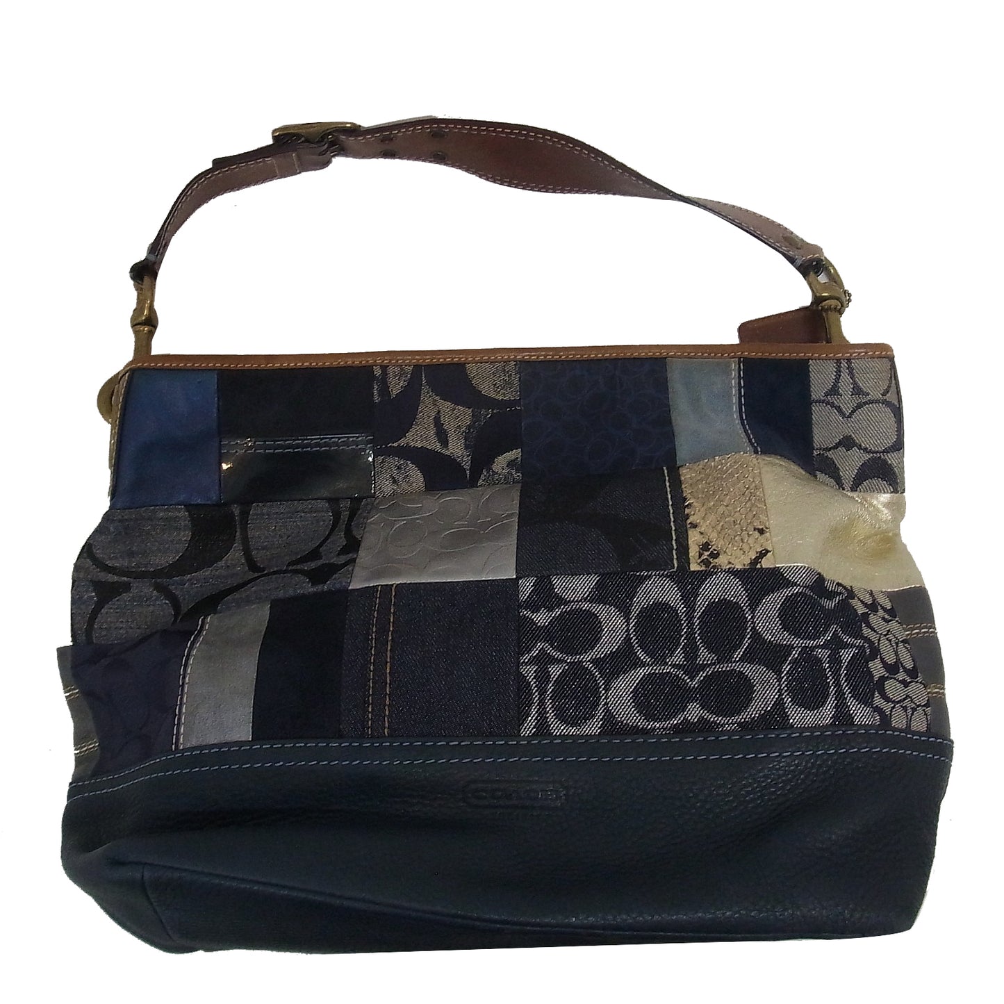 Navy Signature Tote Bag