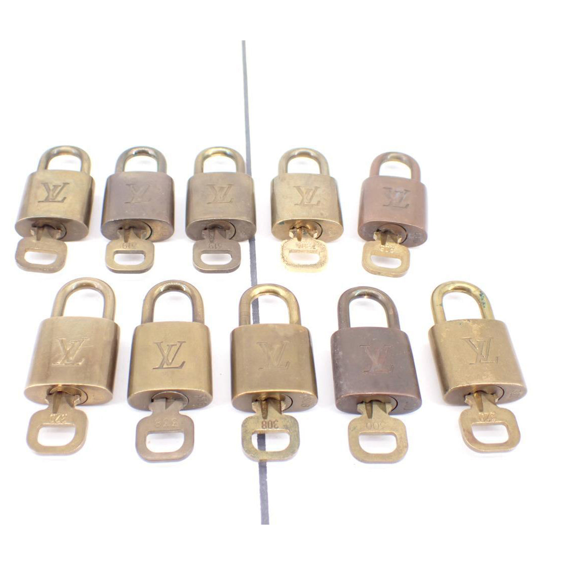 padlock and Key Set of 10