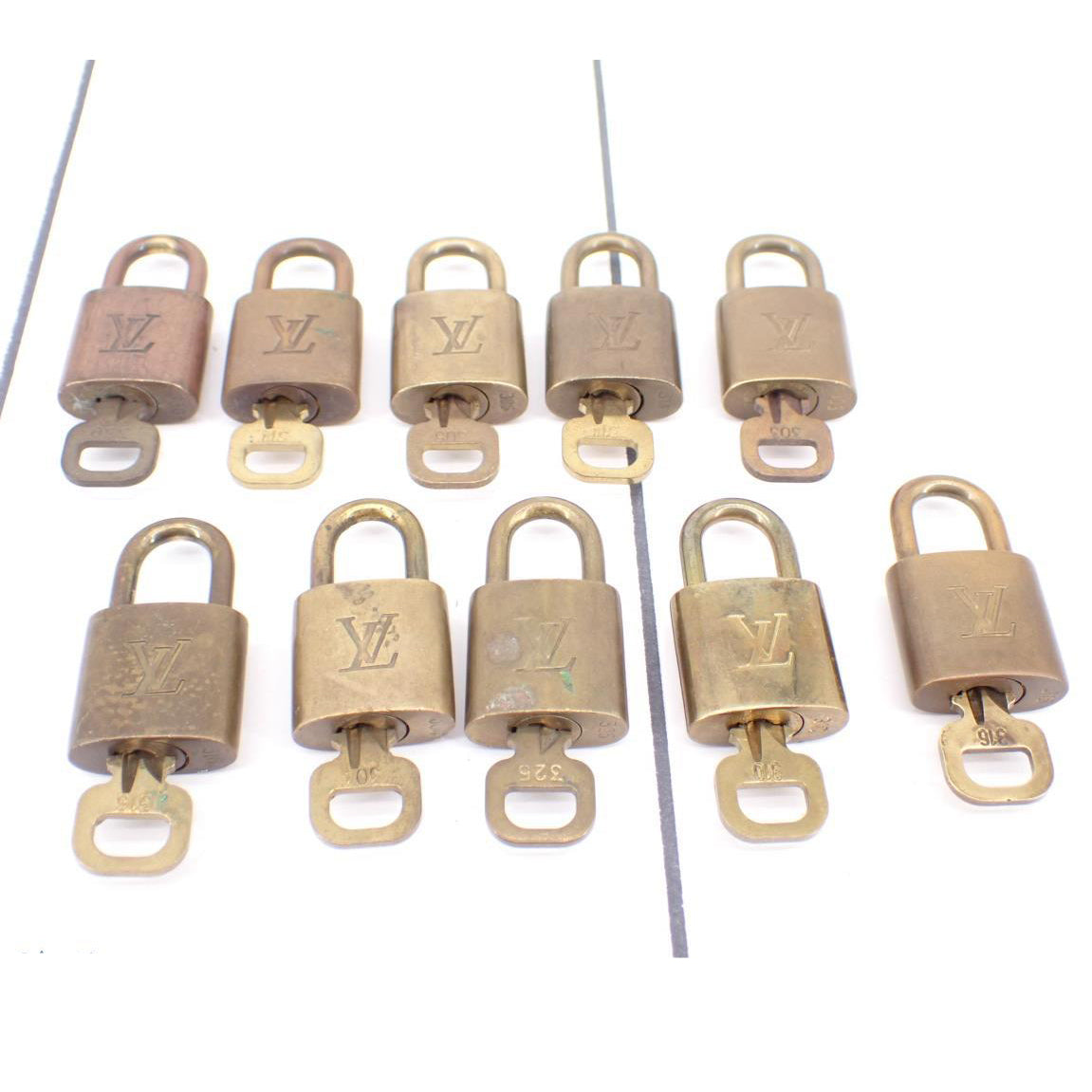 padlock and Key Set of 10