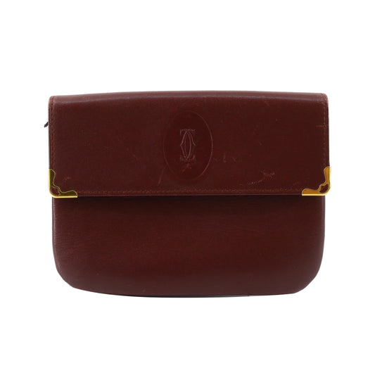 Maroon Bordeaux Coin Case