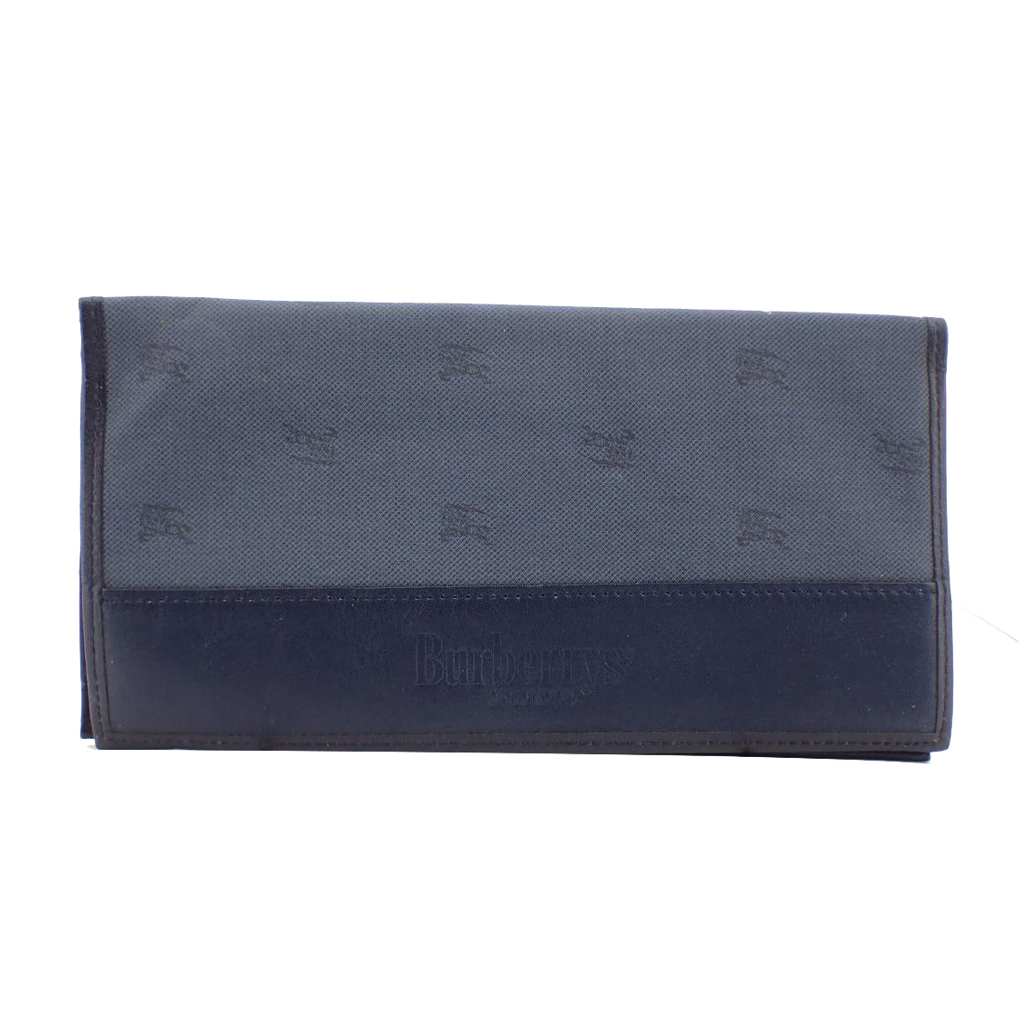 Blue Nylon Long Wallet